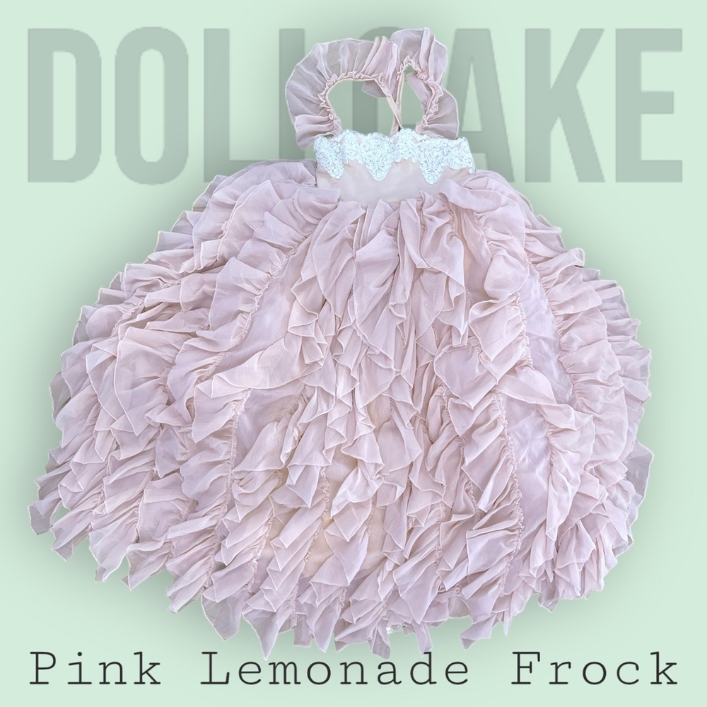 Dollcake Pink Lemonade Frock Size 7